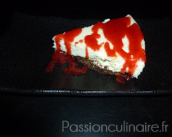 Cheesecake aux sp�culoos, citron et chocolat