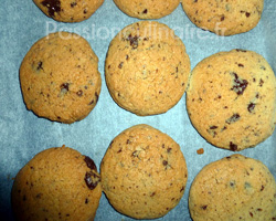 Cookies au chocolat et � la noix de coco