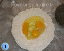 P�te � cr�pe : Oeuf et farine