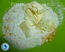 M�lange beurre farine