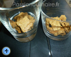 Verrine biscuit