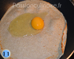 Oeuf et crepe
