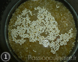Cuisson du quinoa et boulgour