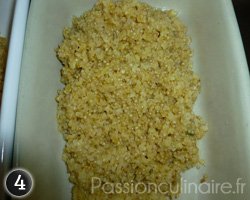 Garniture du plat � gratin