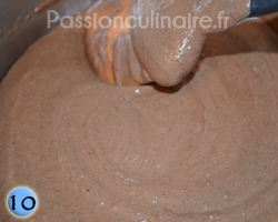 Finalisation de l'appareil � coques pour macarons