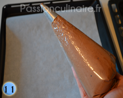 Garnissage de la poche � douille