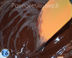 Pr�paration de la ganache au chocolat