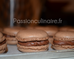Macarons au chocolat