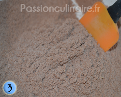 Mixage de la poudre