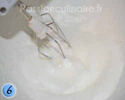 Etape 1 pour la meringue italienne