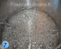 Sirop � 118�C pour macarons