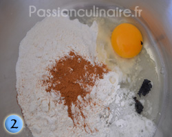 M�lange pr�paration minis cakes