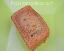 Mini cakes � l'orange, chocolat, vanille et cannelle vue de haut