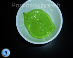 Sauce � la menthe maison