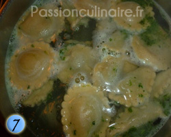 Cuisson raviolis