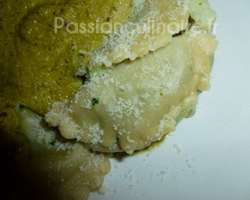 Raviolis aux �pinards, ricotta et sa sauce pesto