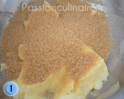 Cassonade et beurre pommade