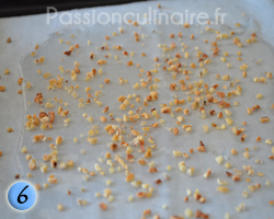 Tuiles de glucose � la nougatine