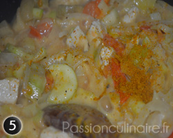 Tatin de l�gumes retourn�e