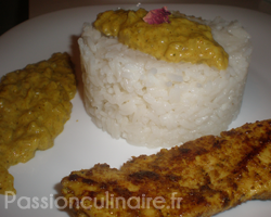 émincé De Dinde Au Curry