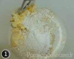 Ingrédients pour la pâte