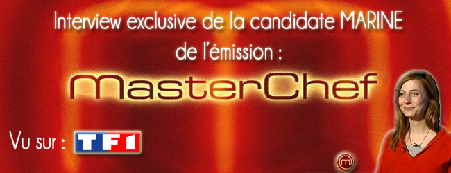 Marine de MasterChef 2010 sur TF1