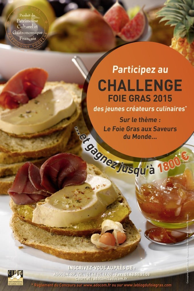 Affiche Challenge jeune - Foie Gras 2015