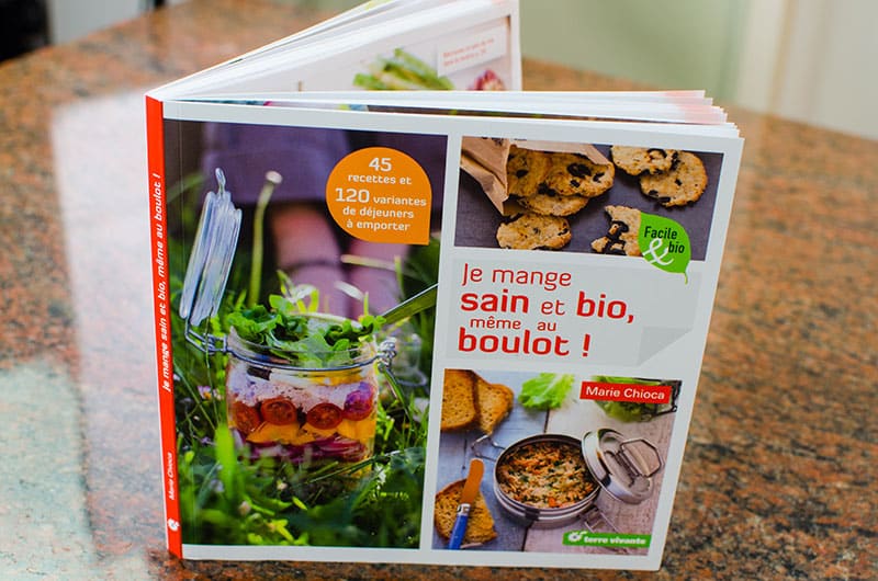 Livre je mange sain et bio - Première de couverture