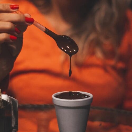 Coeur de volcan au chocolat