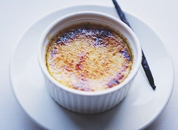 Crème brûlée à la vanille Crème brûlée à la vanille