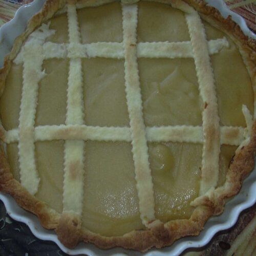 Tarte à la compote de pomme