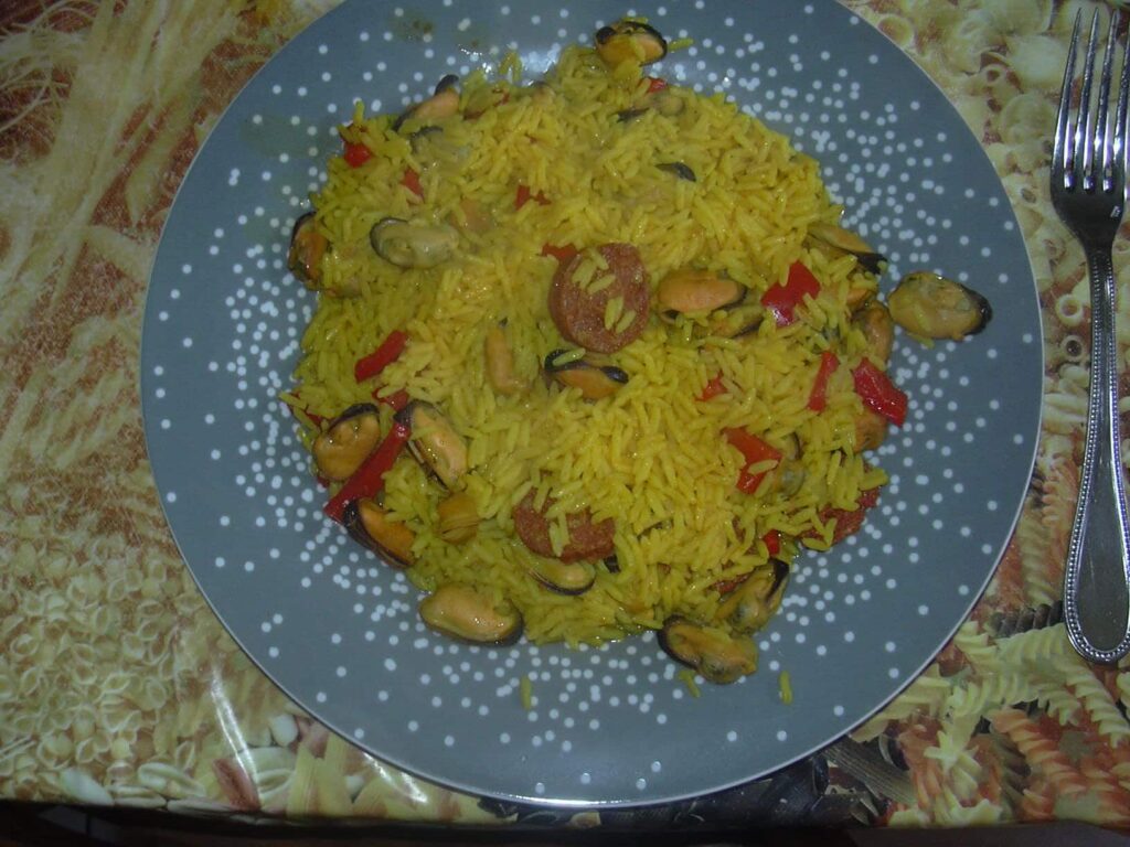 Moules au curry