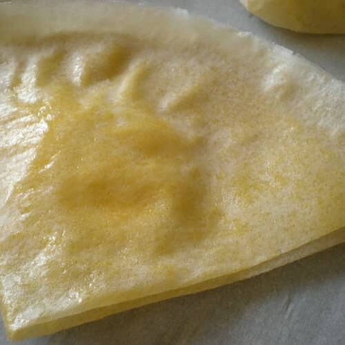 Brick à la mozzarella et chèvre