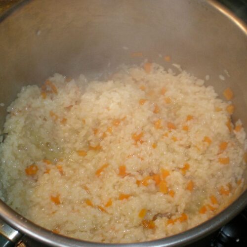 Risotto à l'orange