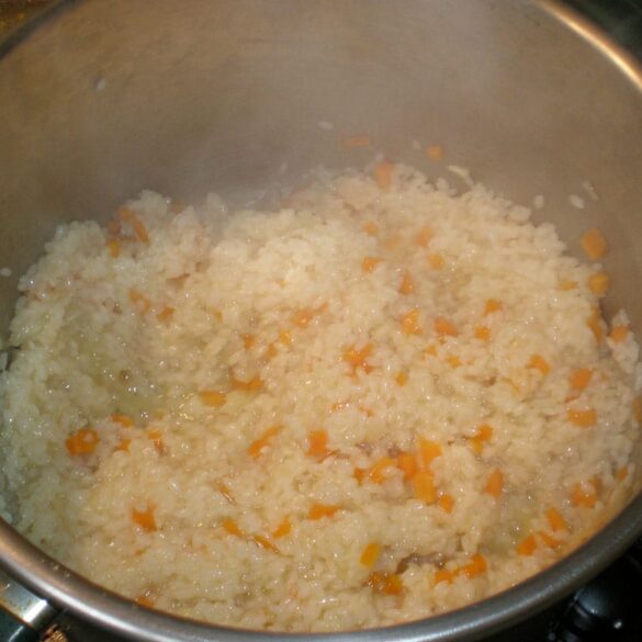 Risotto à l'orange