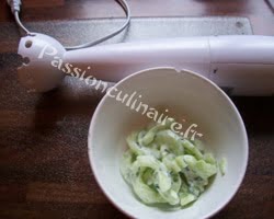 Préparation de la sauce