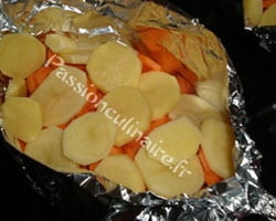 Remplissage des papillotes