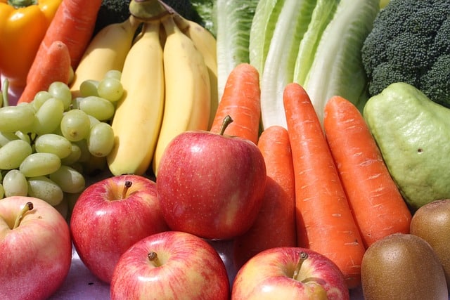 fruits et légumes frais