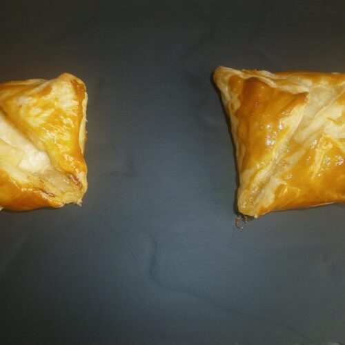 Panier feuilleté au chèvre et miel