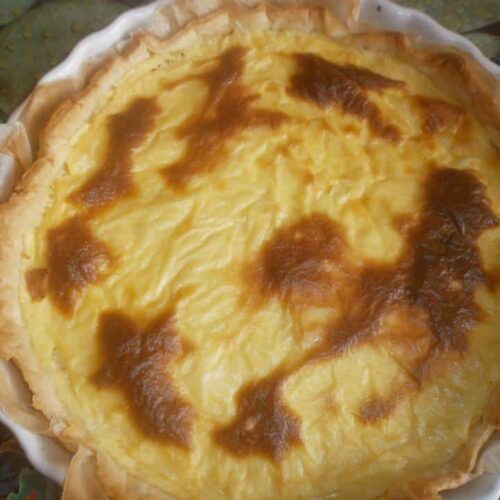 Tarte au camembert