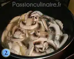 Emincé de poulet sauté façon vallée d’Auge 3 2 75