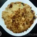 Crumble aux pommes caramélisées