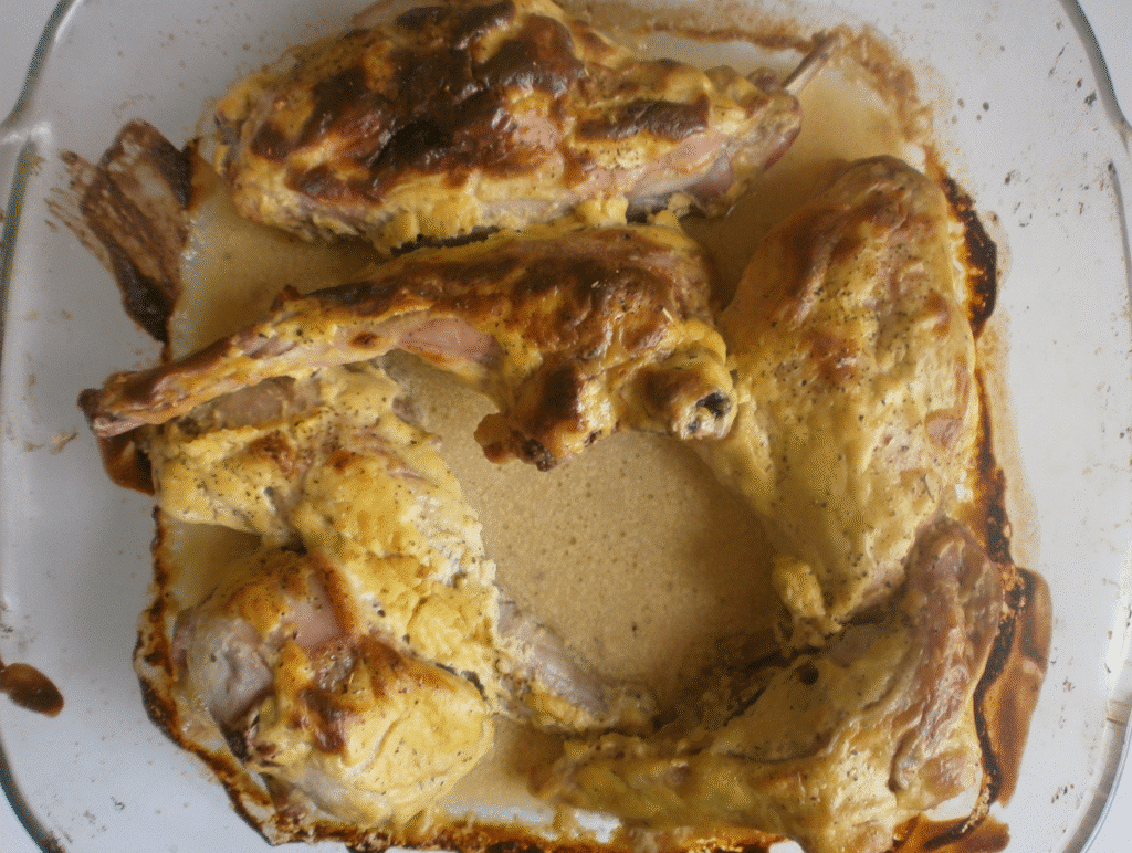 Lapin à la moutarde