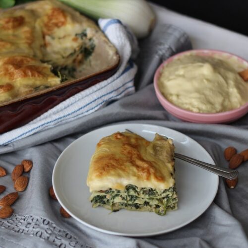 Lasagnes aux épinards et chèvre