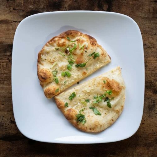 Naan au roquefort