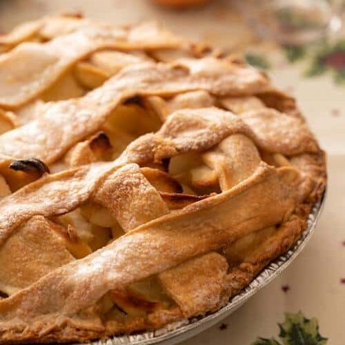 Tarte au camembert et pommes fondantes