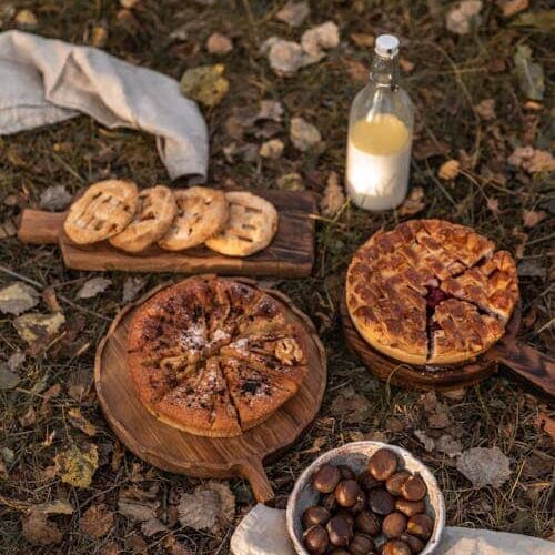 Gratin de floraline aux châtaignes et beaufort