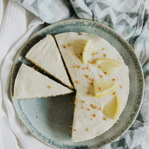 Gâteau au citron et pralines