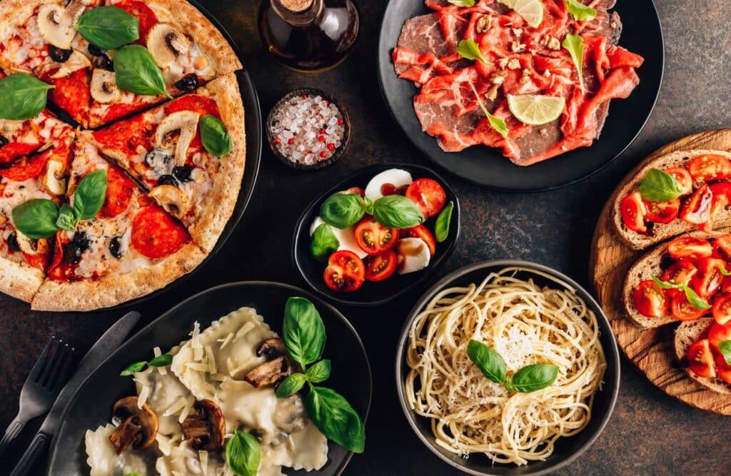 meilleurs plats italiens
