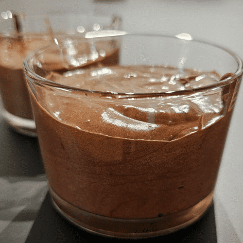 Dressage mousse au chocolat